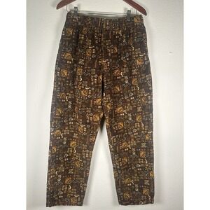 Urban Outfitters Men's Beach Tribal Pattern Corduroy Pants Brown Size M NWT